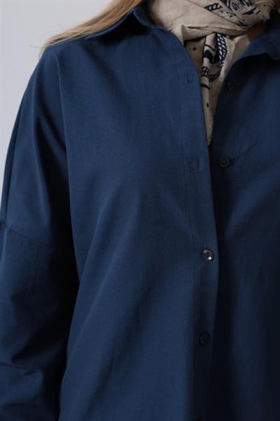 Uzun Kol Gömlek - Lacivert