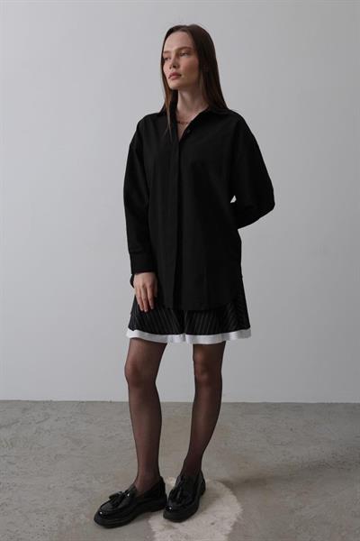 Uzun Kol Gömlek - Siyah