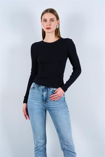 Uzun Kollu Body - Siyah