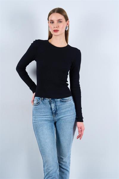 Uzun Kollu Body - Siyah