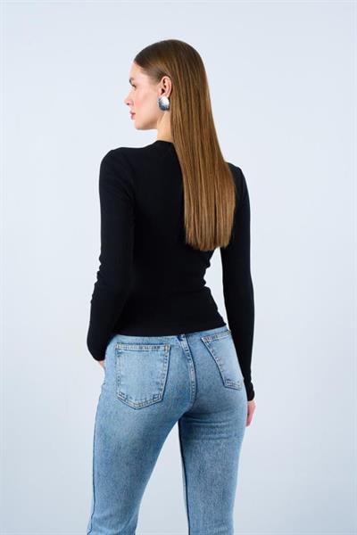 Uzun Kollu Body - Siyah