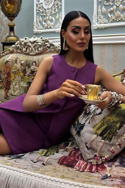 Uzun Yelekli Ve Mini Etekli Double Takım 10108