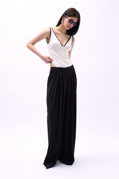 V Yaka Biye Detay Bodysuit