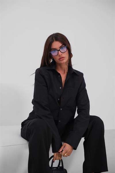 Vatkalı Oversize Gömlek