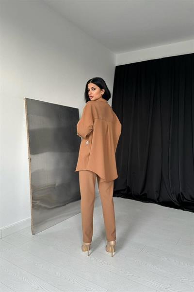 Vizon Gömleği Taşlı Fitilli Takım