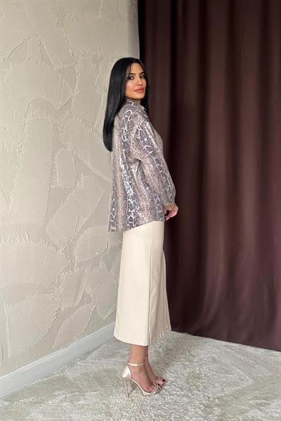 Vizon Işıltılı Garni Gömlek
