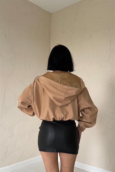 Vizon Kısa Fermuarlı Bomber Ceket