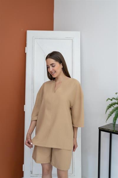 Vizon Şort Ve Üst Takım