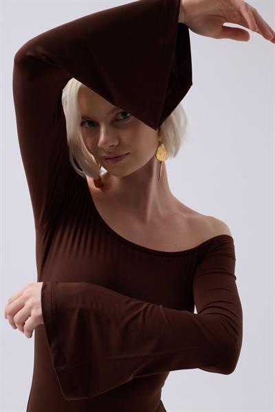 Volan Kol Straplez Mini Elbise