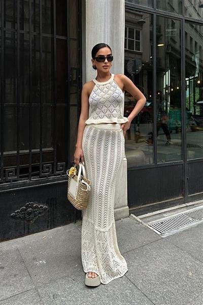 Wendy Kroşe Crop Takım 9841