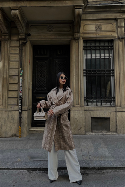 YILAN DESEN TRENCH - Bej
