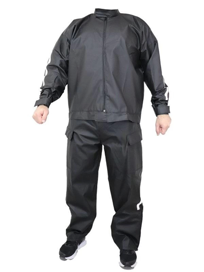 Yağmurluk Takım (Bahçıvan Tipi Askılı Pantolon Ve Mont) - Siyah