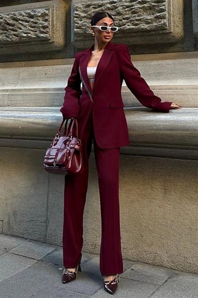 Yaka Ve Paçaları Püsküllü Takım Elbise 10043