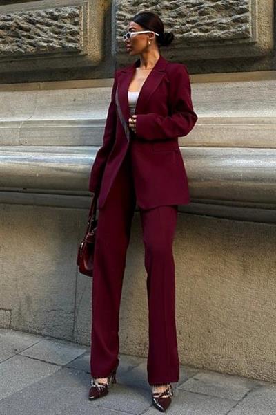 Yaka Ve Paçaları Püsküllü Takım Elbise 10043