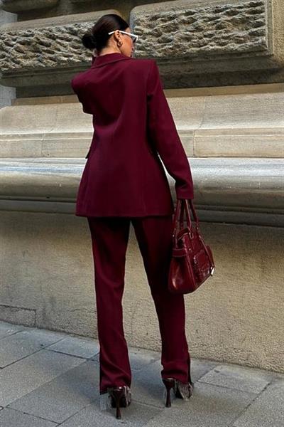 Yaka Ve Paçaları Püsküllü Takım Elbise 10043