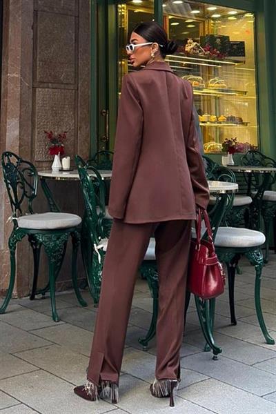 Yaka Ve Paçaları Püsküllü Takım Elbise 10043