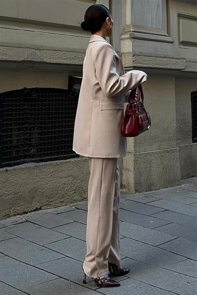 Yaka Ve Paçaları Püsküllü Takım Elbise 10043