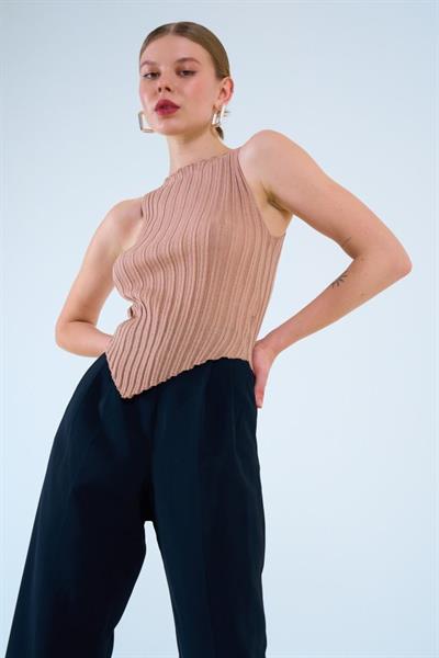 Yandan Verevli Atlet - Bej