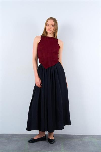 Yandan Verevli Atlet - Bordo