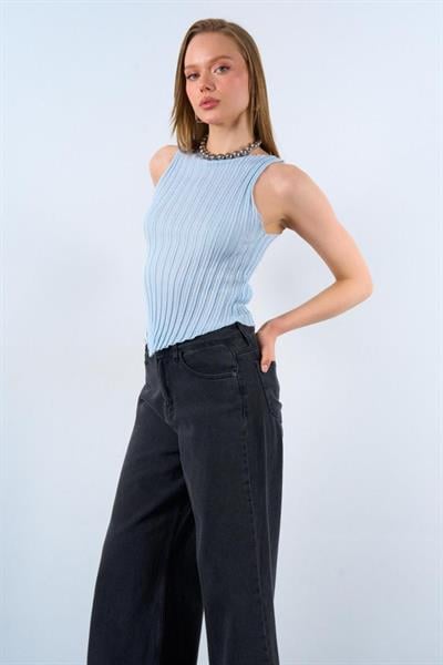 Yandan Verevli Atlet - Mavi