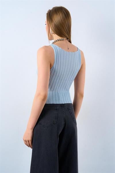 Yandan Verevli Atlet - Mavi