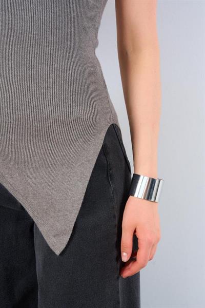 Yanı Uzun Atlet - Orta Gri