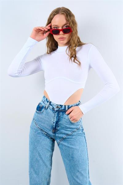 Yarım Balıkçı Zıbın - Beyaz