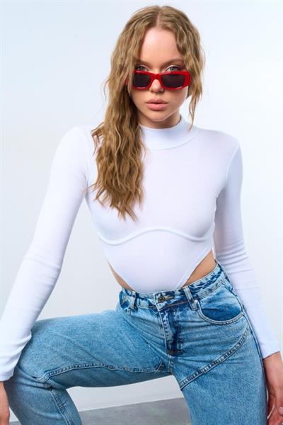 Yarım Balıkçı Zıbın - Beyaz