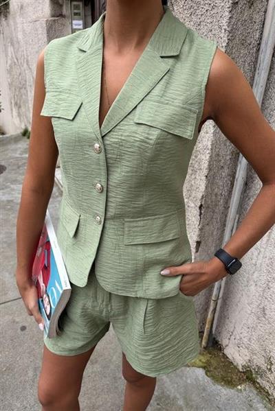 Yelek Şort Viscon Takım 10156-17