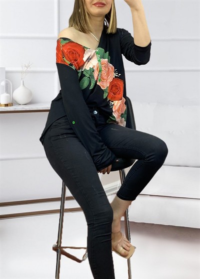 Yüksek Bel Likralı Kot Pantolon