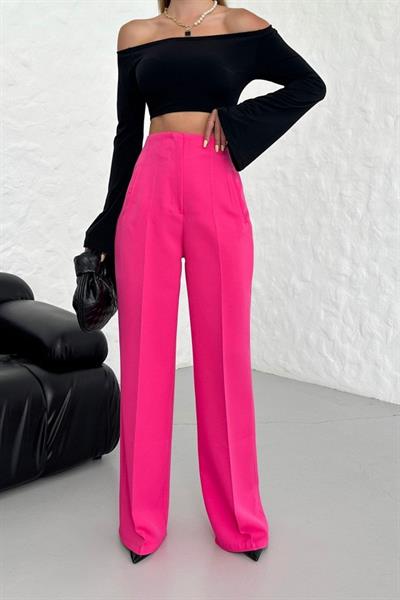 Yüksek Bel Pensli̇ Palazzo Pantolon