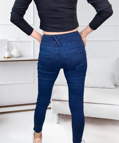 Yüksel Bel Likralı Kot Pantolon