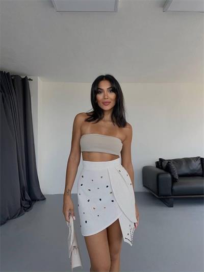 ZIMBA DETAYLI TASARIM ETEK KUYRUK DETAYLI - Ham