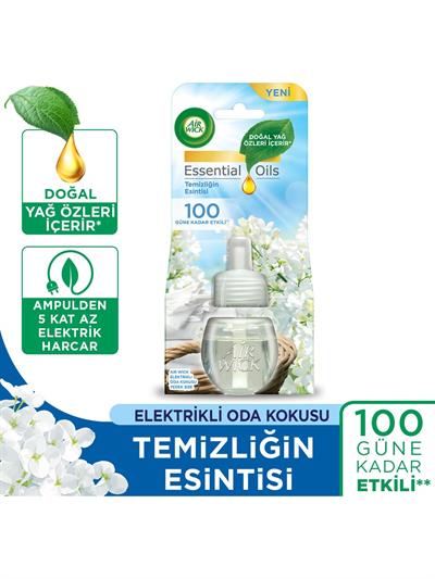 Air Wick Elektrikli Oda Kokusu Yedek Şişe Temizliğin Esintisi
