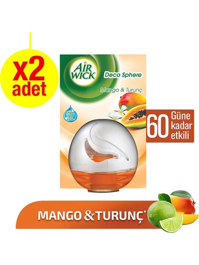 Air Wick Oda Kokusu Decosphere Mango 2 li Paket