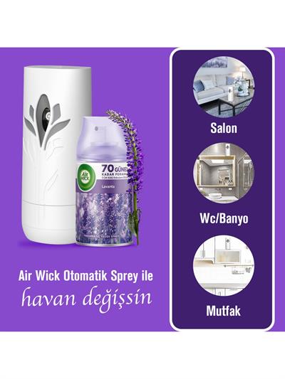 Airwick Oda Kokusu Makine + Yedek Set Lavanta