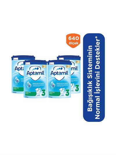 Aptamil 3 Devam Sütü 800 gr 9-12 Ay Akıllı Kutu x 4 Adet