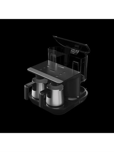 Arçelik TKM 9961 S Siyah Çelik İkili Türk Kahve Makinesi