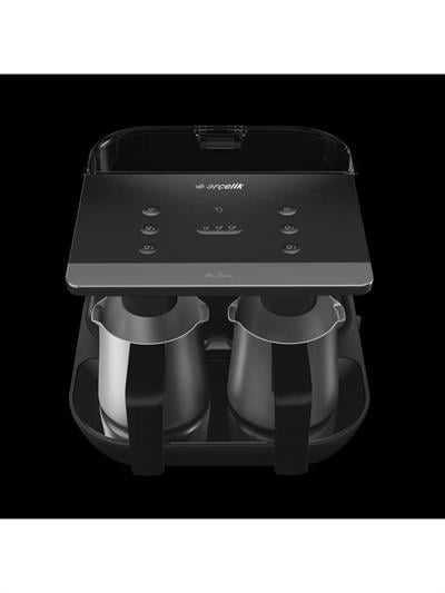 Arçelik TKM 9961 S Siyah Çelik İkili Türk Kahve Makinesi