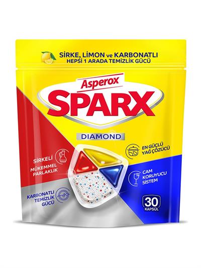 Asperox Sparx Bulaşık Makinesi Kapsülü 30 lu