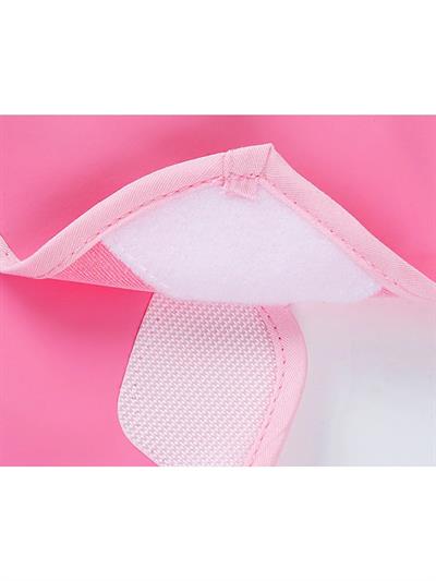 Baby Jem Poli Muşamba Kollu Önlük Pembe
