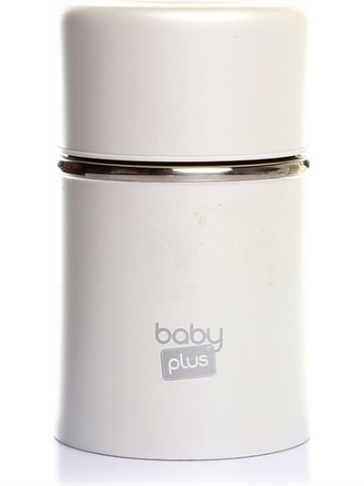 Baby Plus Paslanmaz Çelik Bebek Mama Saklama Termosu 260 ml Beyaz