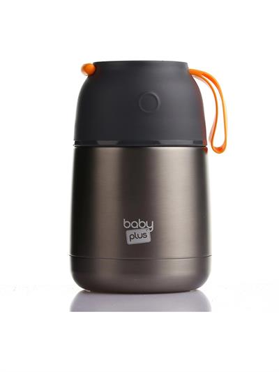 Baby Plus Vakumlu Çift Taraflı Bebek Mama Saklama Termosu 450 ml