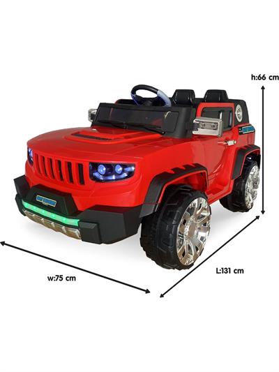 Baby Toys Samy Dıscovery 4x2 Uzaktan Kumandalı Akülü Araba Kırmızı