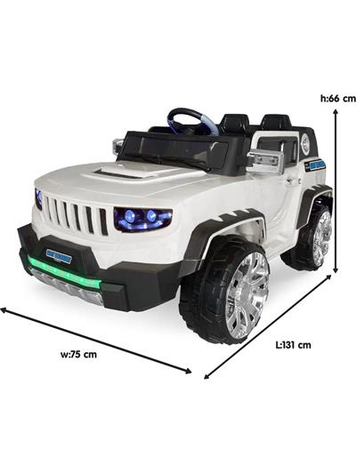 Baby Toys Samy Dıscovery 4x2 Uzaktan Kumandalı Akülü Araba Beyaz