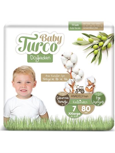 Baby Turco Doğadan 7 Numara Xxlarge 80li