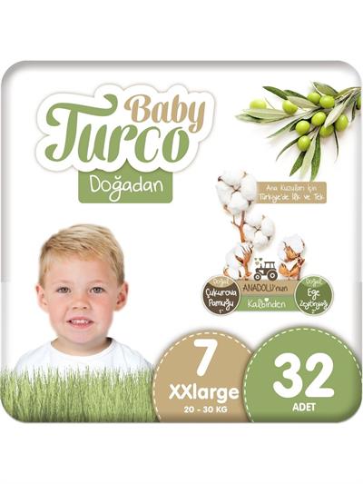 Baby Turco Doğadan 7 Numara Xxlarge 32 Adet