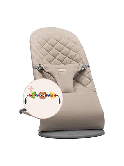 BabyBjörn Balance Bliss Ana Kucağı Cotton Oyuncaklı /Sand Grey