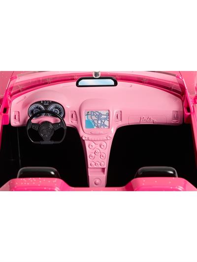 Barbie Barbie nin Havalı Arabası, Üstü Açık, Pembe Araba