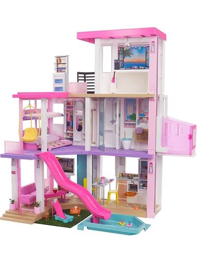 Barbie Barbie nin Rüya Evi (115 Cm) 75 ten Fazla Aksesuarı Bulunan 3 Katlı Oyuncak Bebek Evi